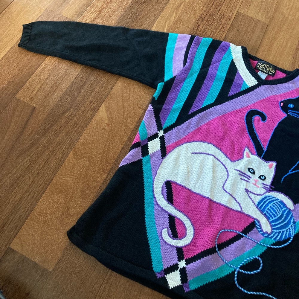 Authentic Bob Mackie Knitted Sweater